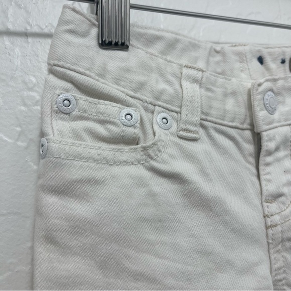 90s Ralph Lauren Girls Skinny White Jeans 2T - Picture 4 of 10